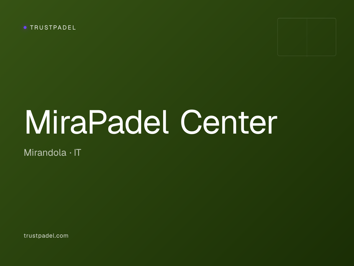 MiraPadel Center padel club