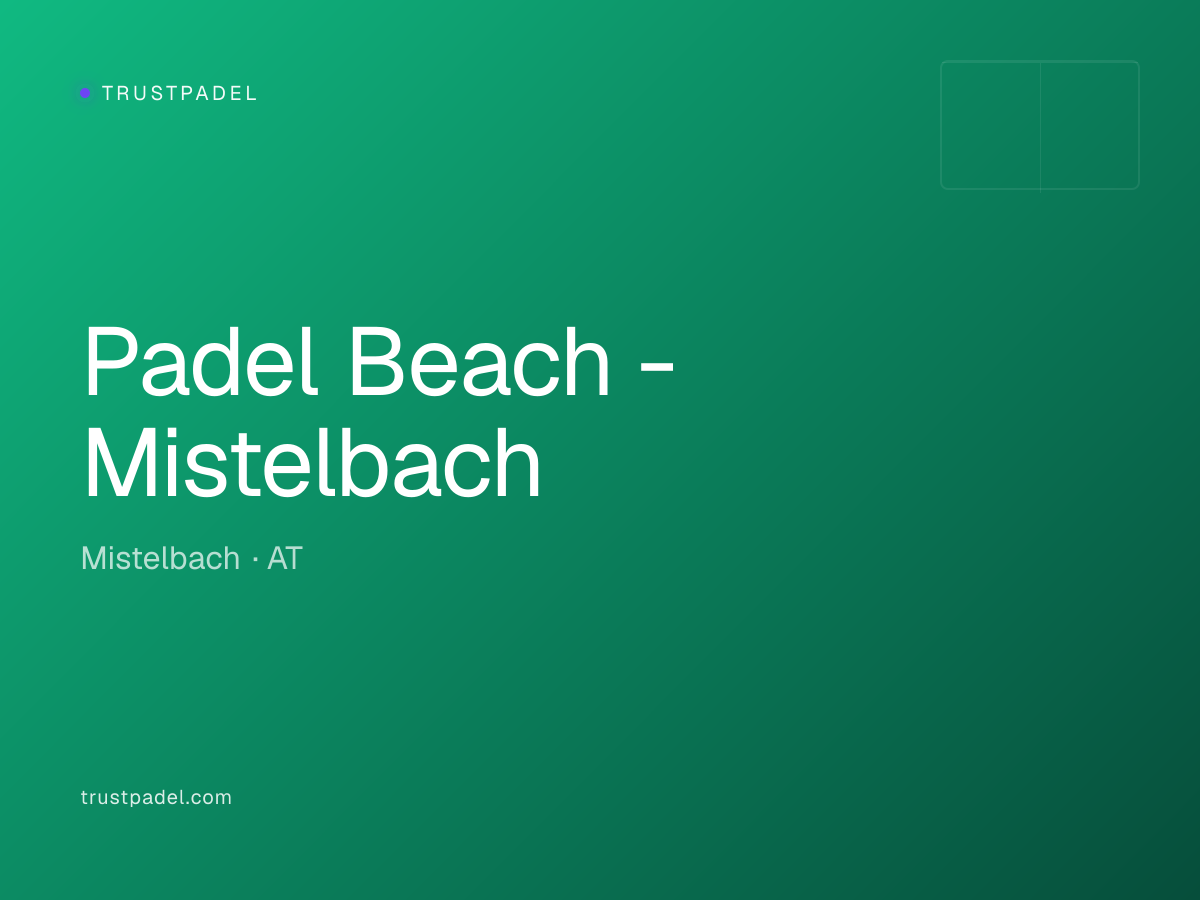 Padel Beach - Mistelbach padel club