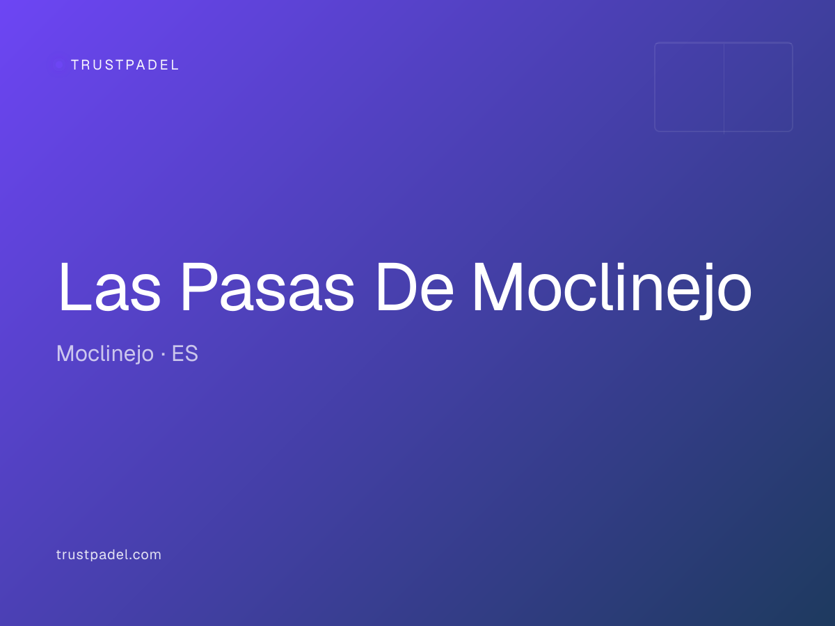 Las Pasas De Moclinejo padel club