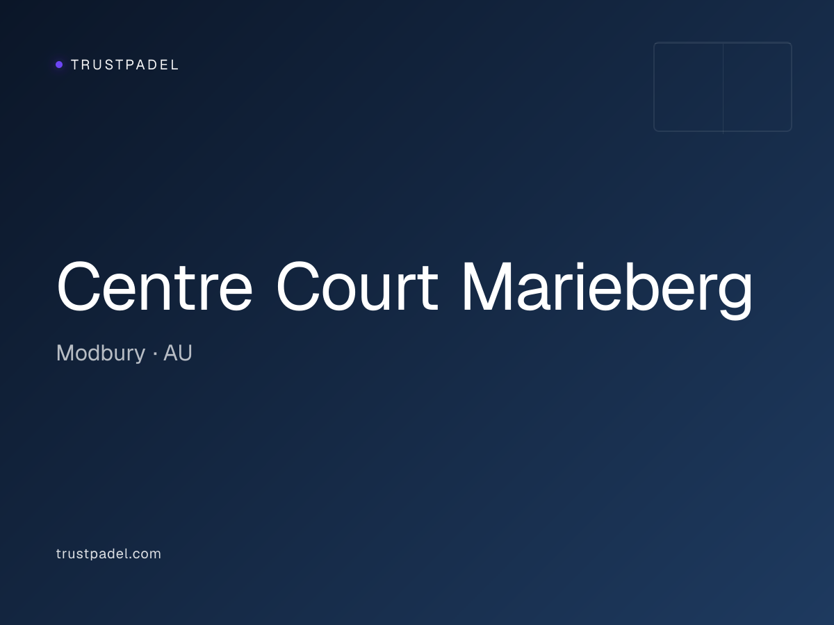 Centre Court Marieberg padel club