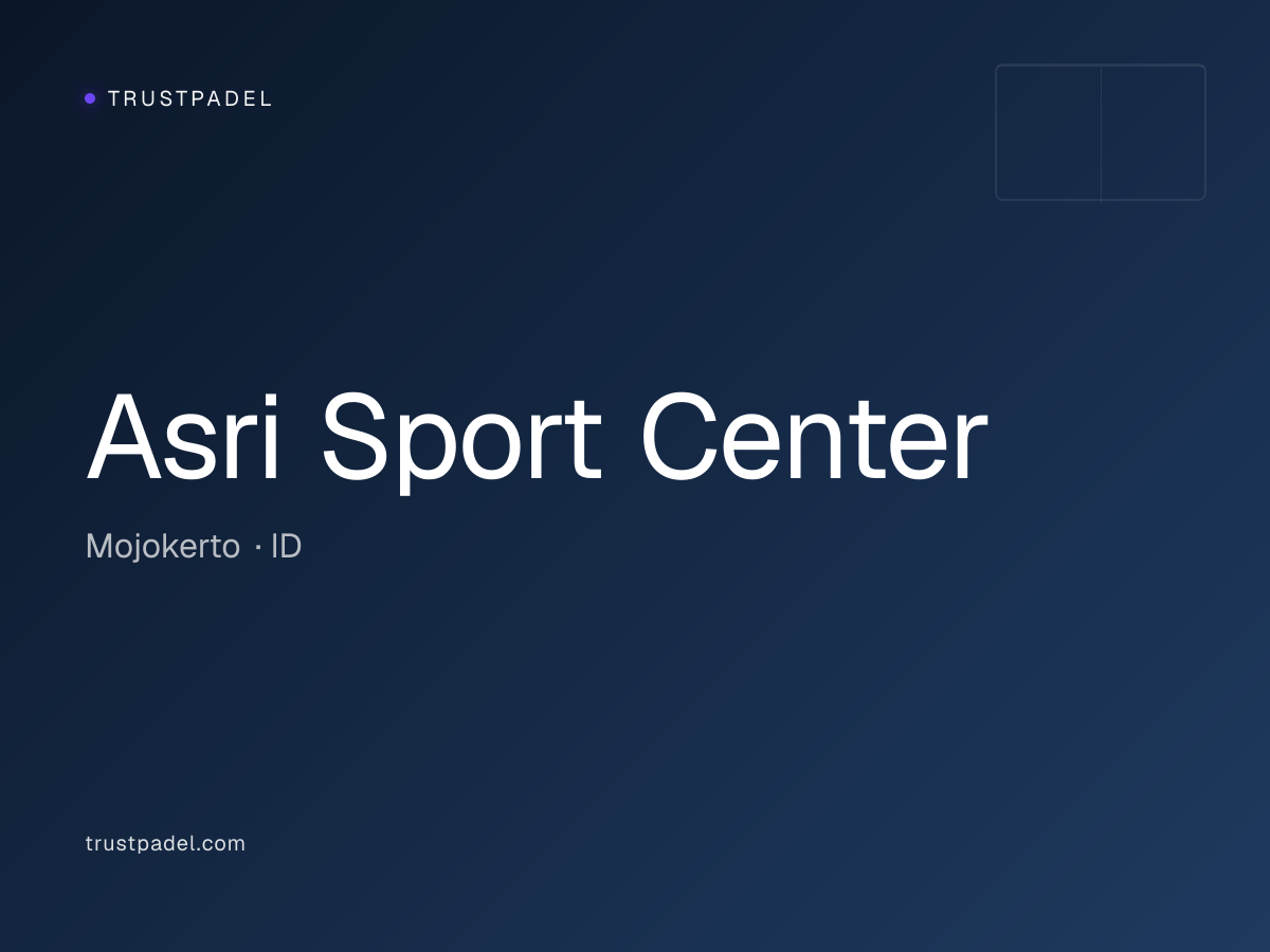 Asri Sport Center padel club