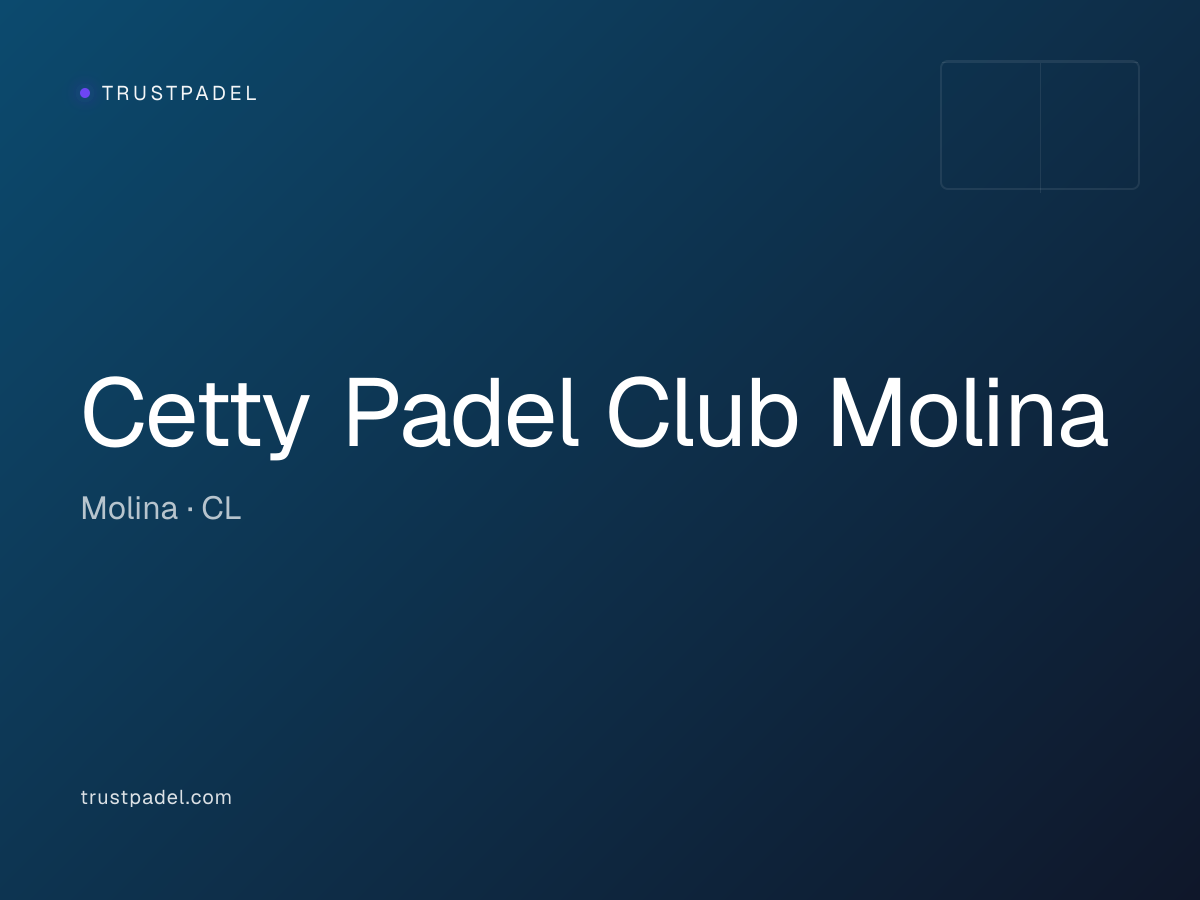 Cetty Padel Club Molina padel club