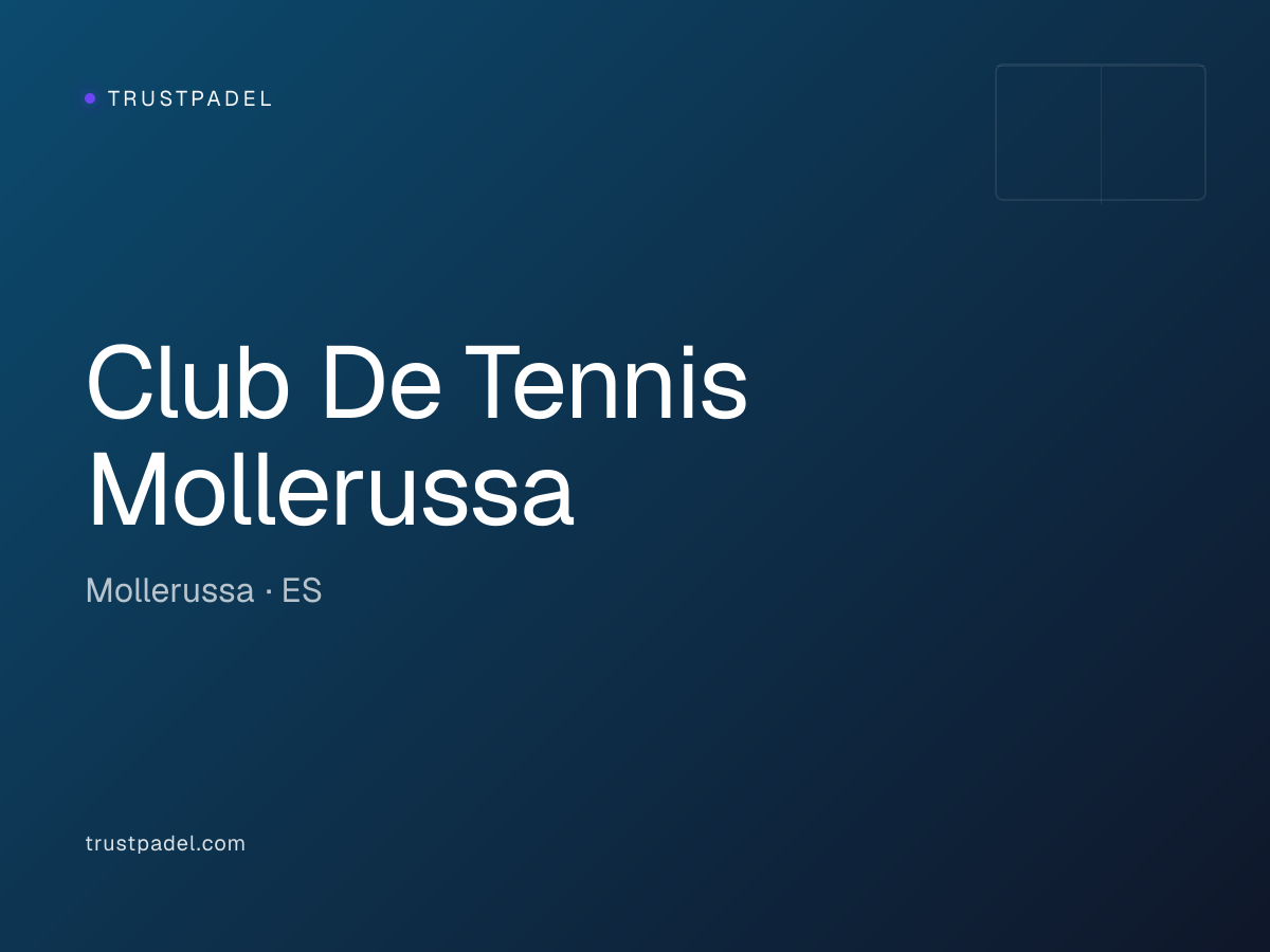 Club De Tennis Mollerussa padel club