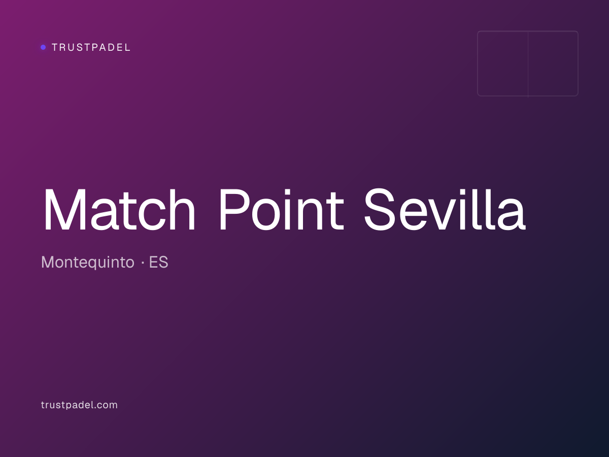 Match Point Sevilla padel club