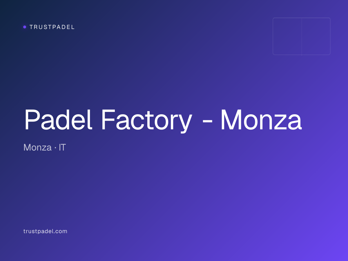 Padel Factory - Monza padel club