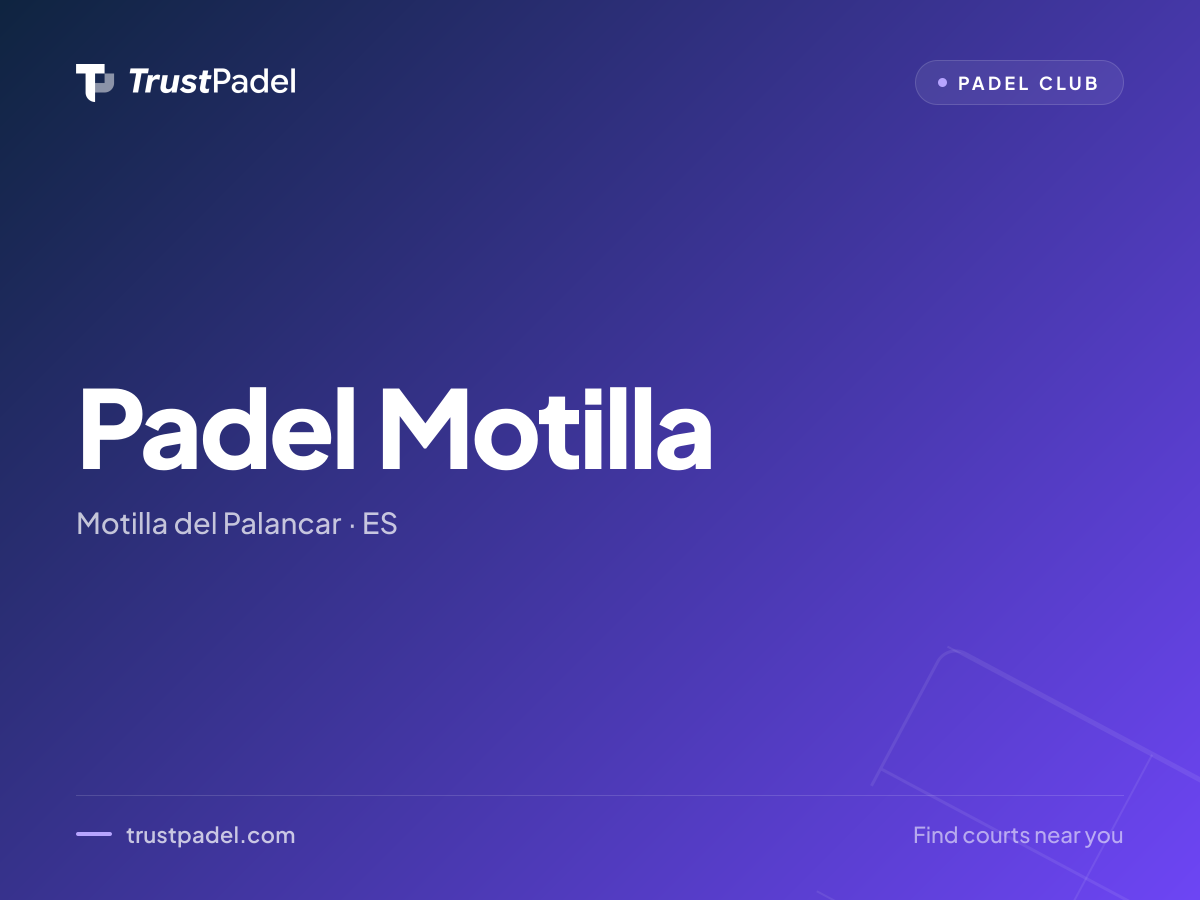 Padel Motilla padel club