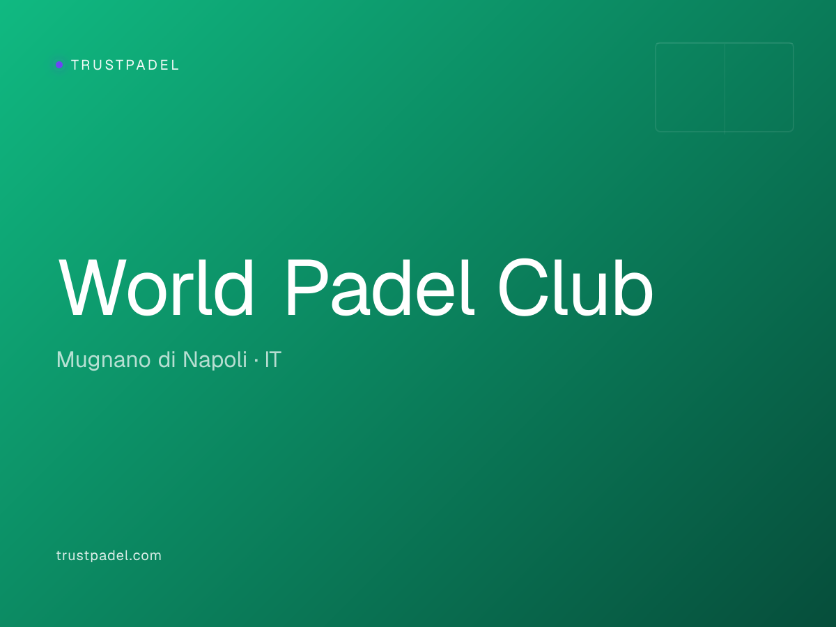 World Padel Club padel club