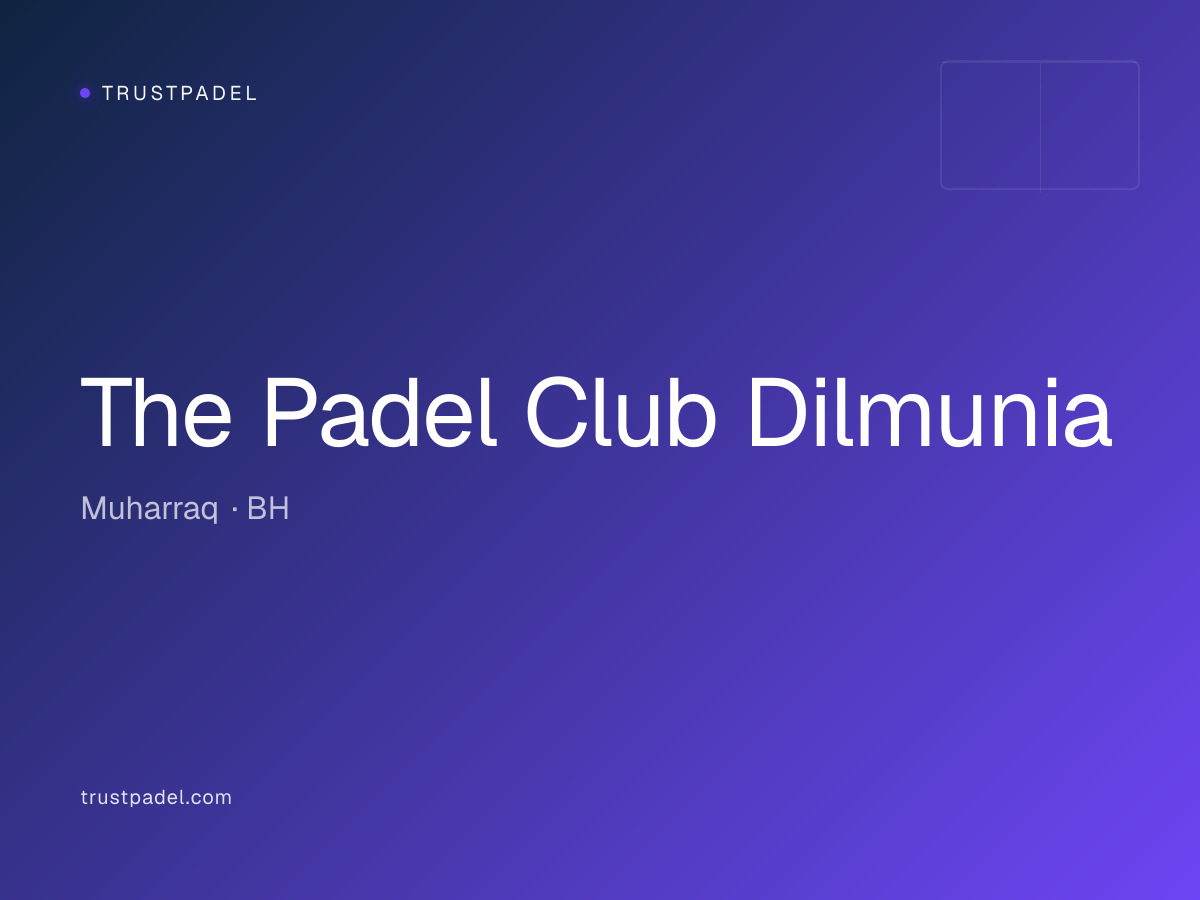 The Padel Club Dilmunia padel club