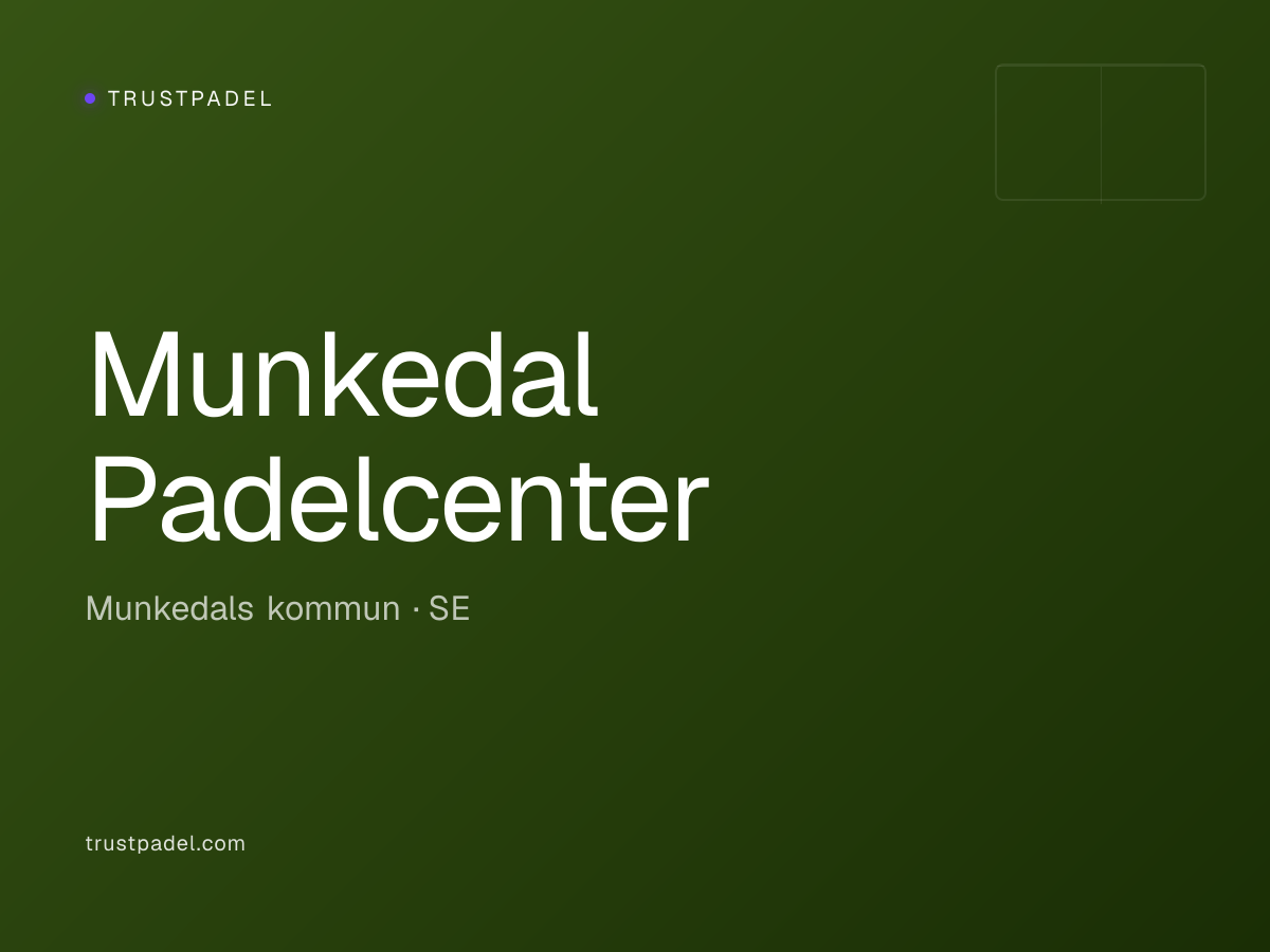 Munkedal Padelcenter padel club
