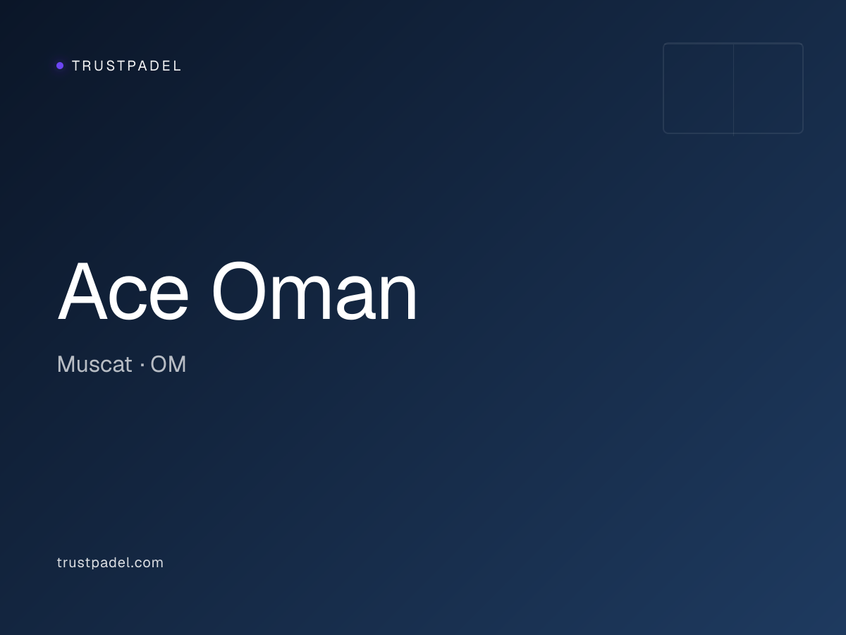 Ace Oman padel club