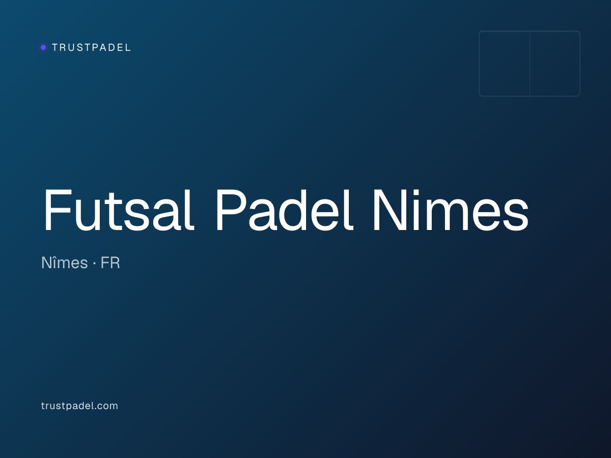 Futsal Padel Nimes padel club