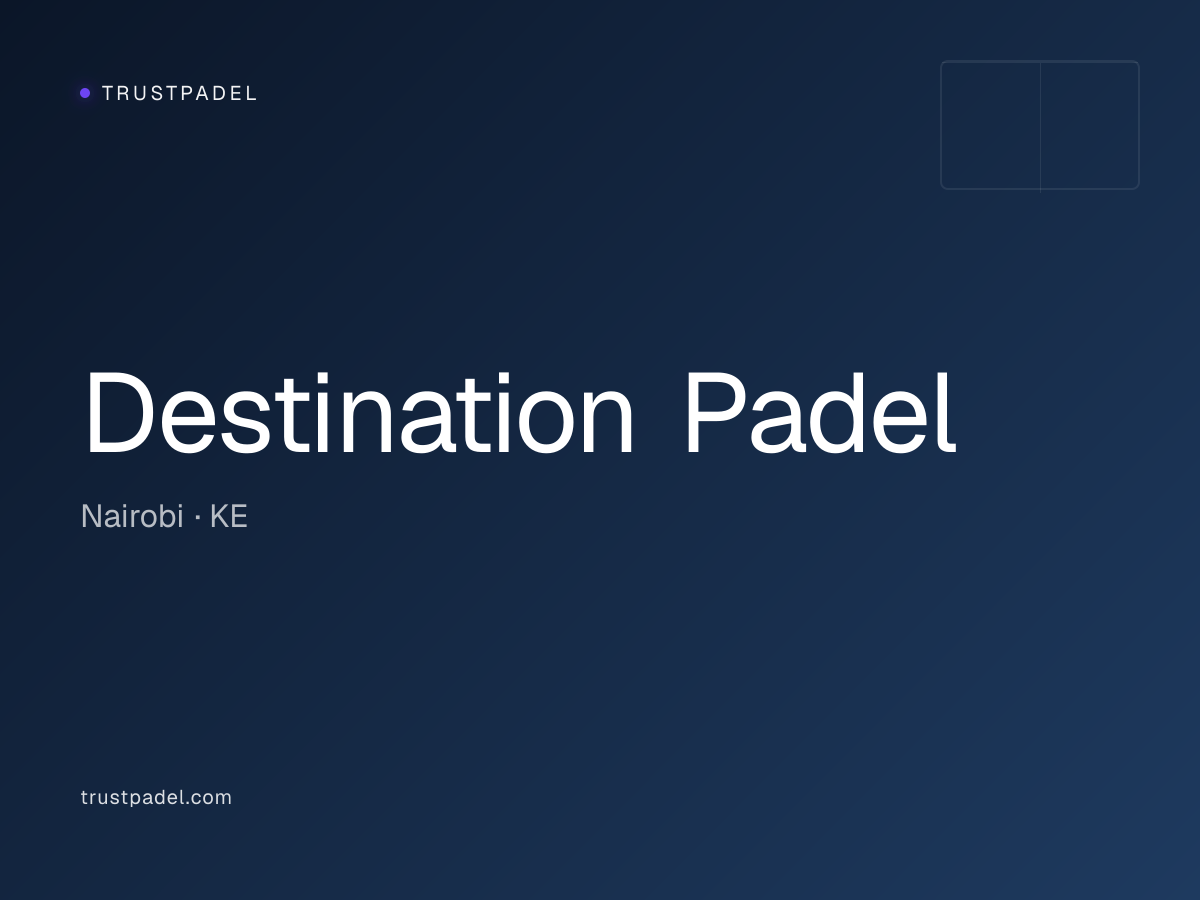 Destination Padel padel club