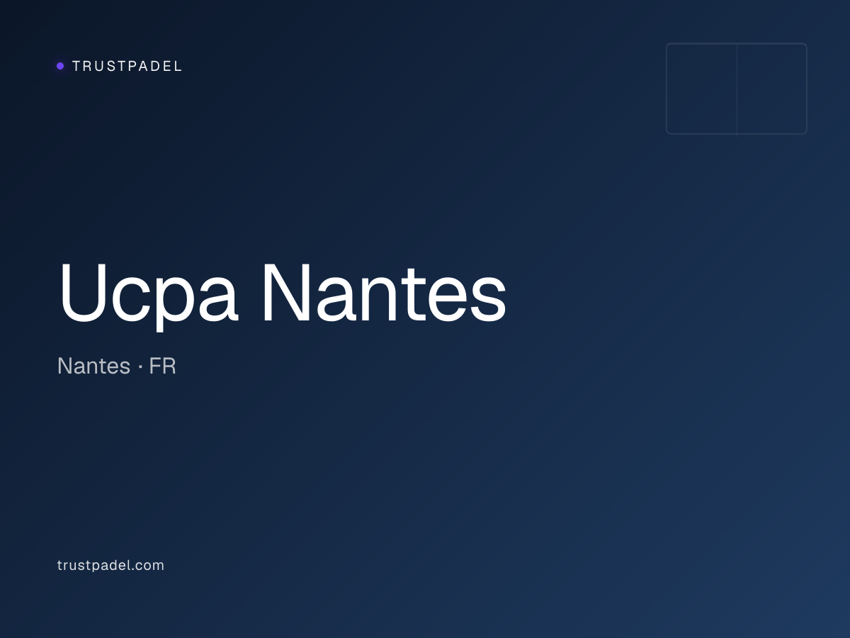 Ucpa Nantes padel club