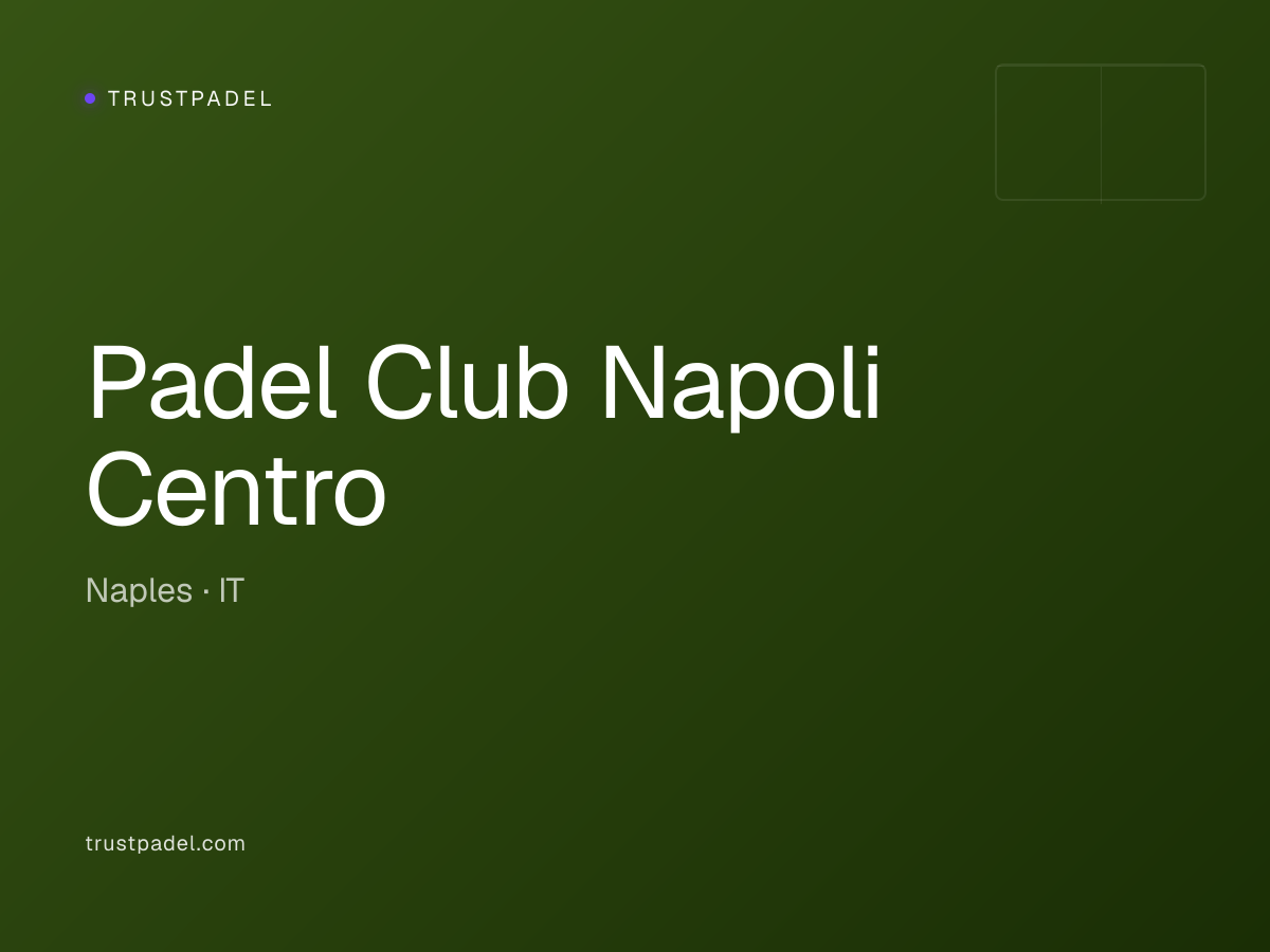 Padel Club Napoli Centro padel club