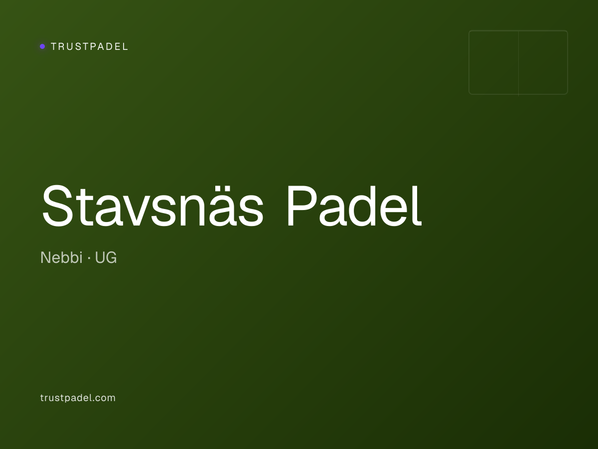 Stavsnäs Padel padel club