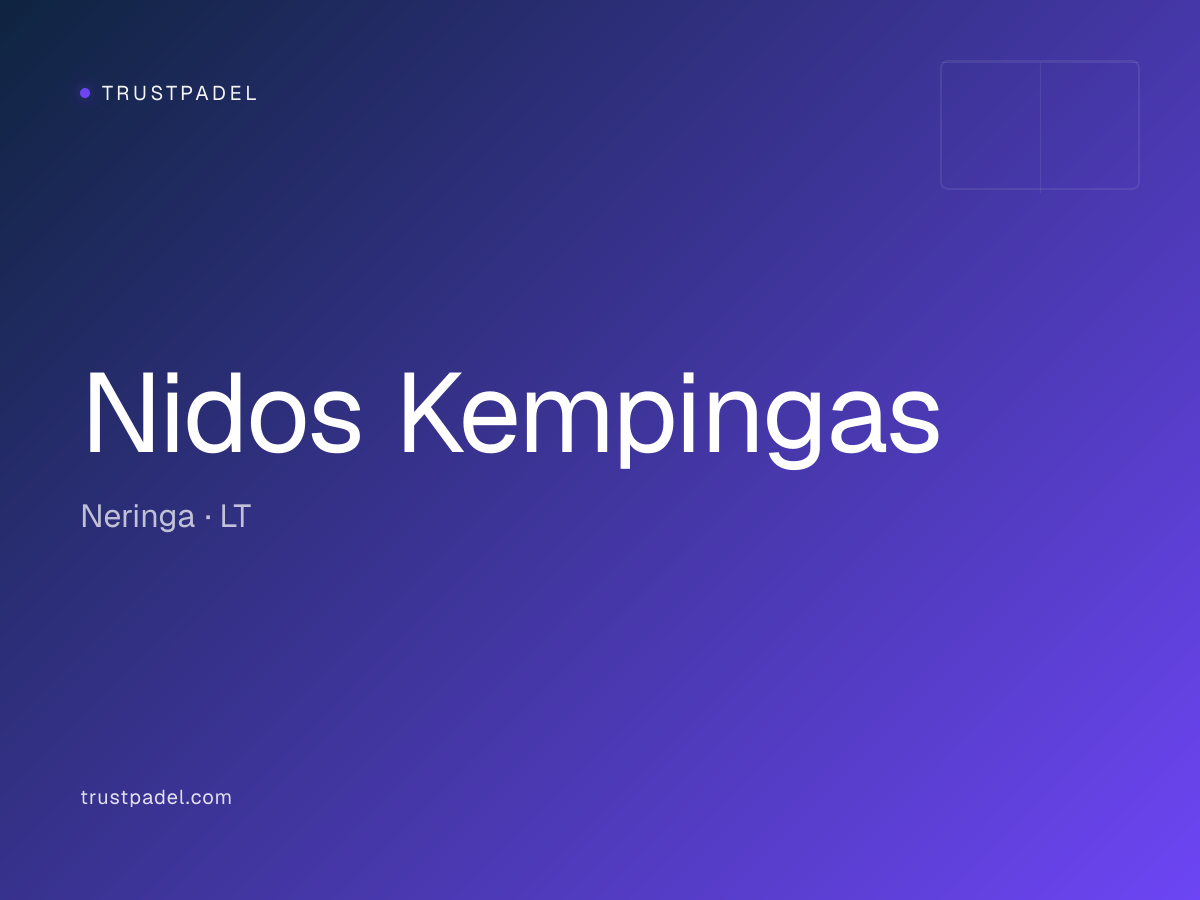 Nidos Kempingas padel club