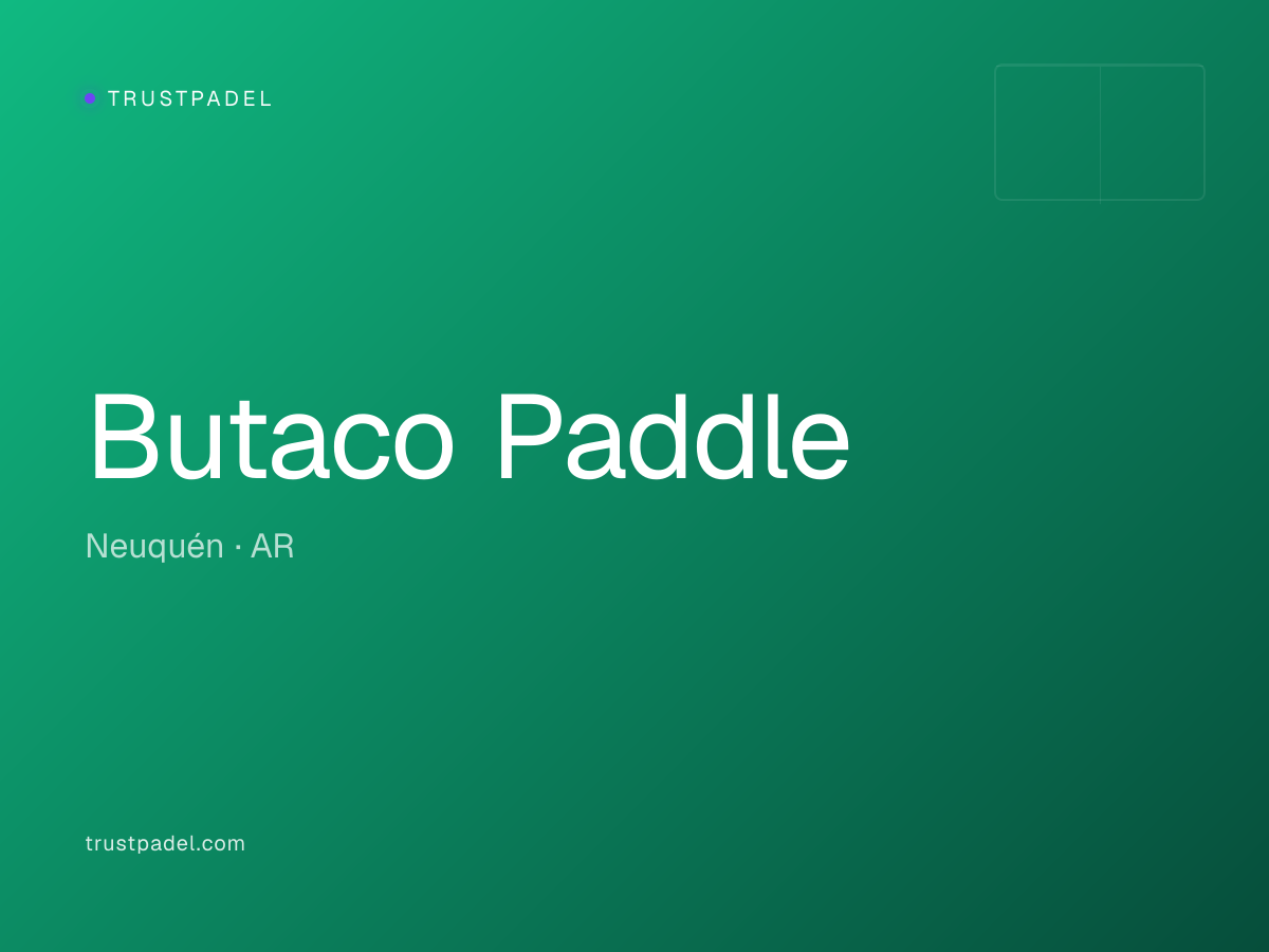 Butaco Paddle padel club