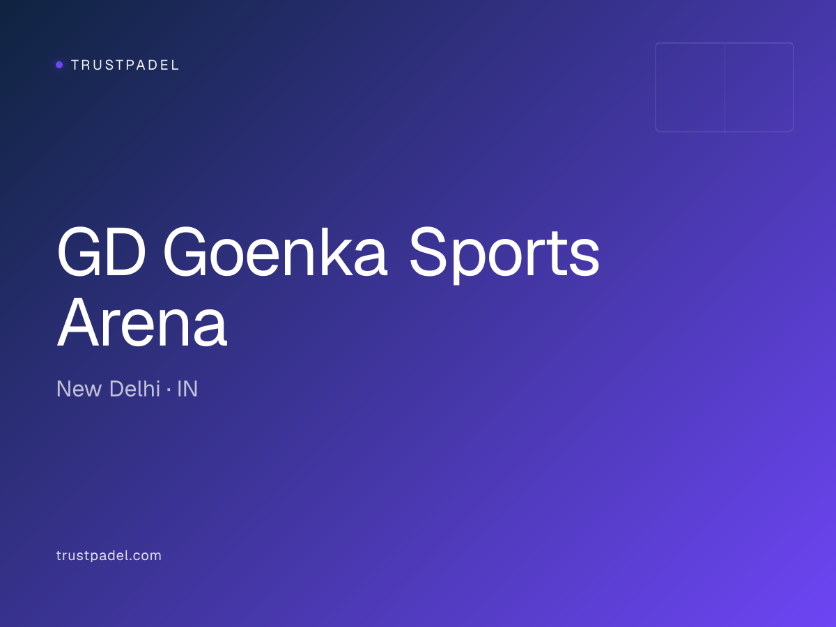 GD Goenka Sports Arena padel club