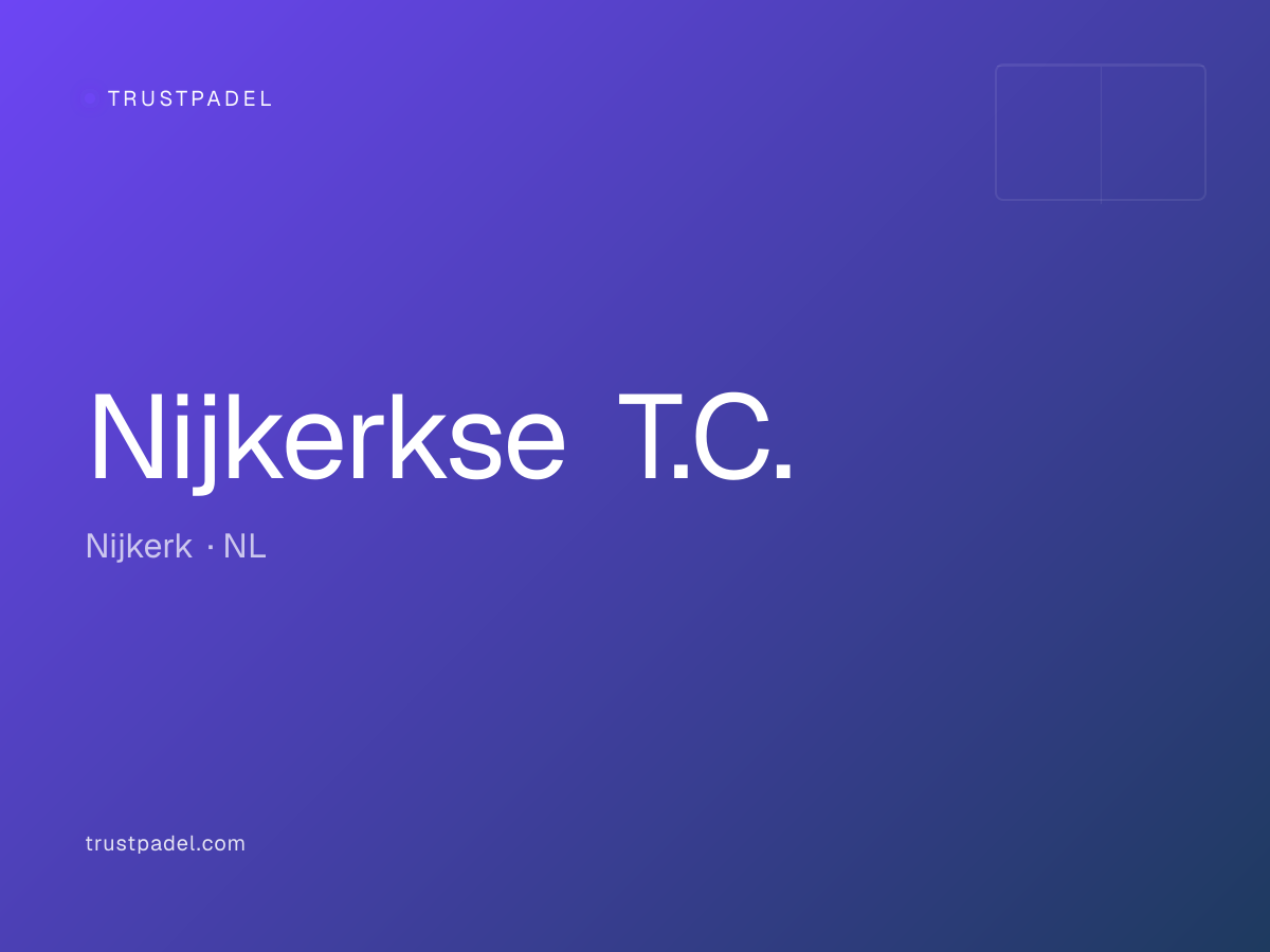 Nijkerkse T.C. padel club