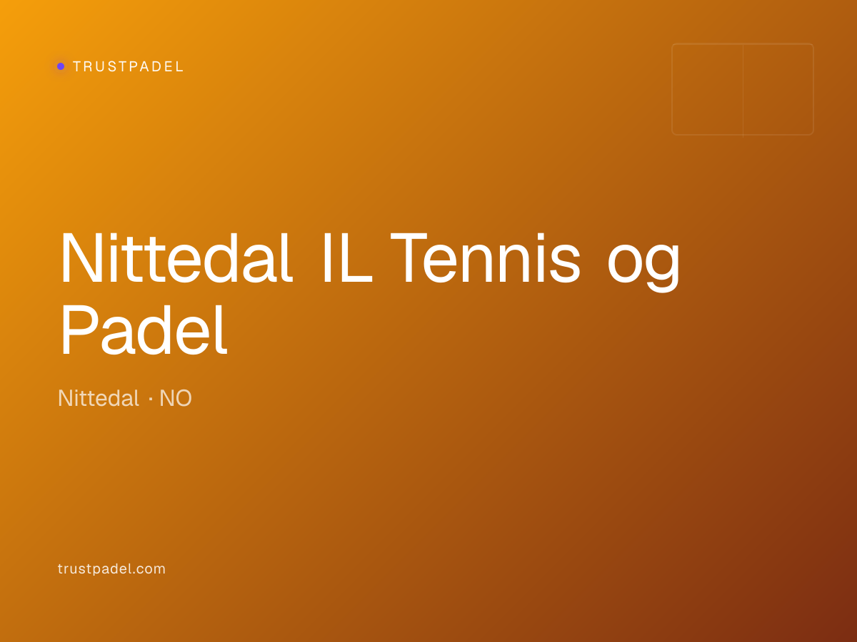 Nittedal IL Tennis og Padel padel club