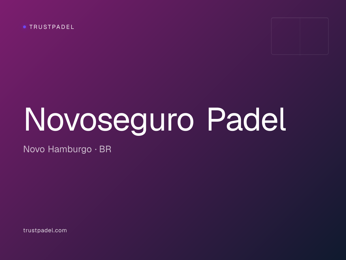 Novoseguro Padel padel club