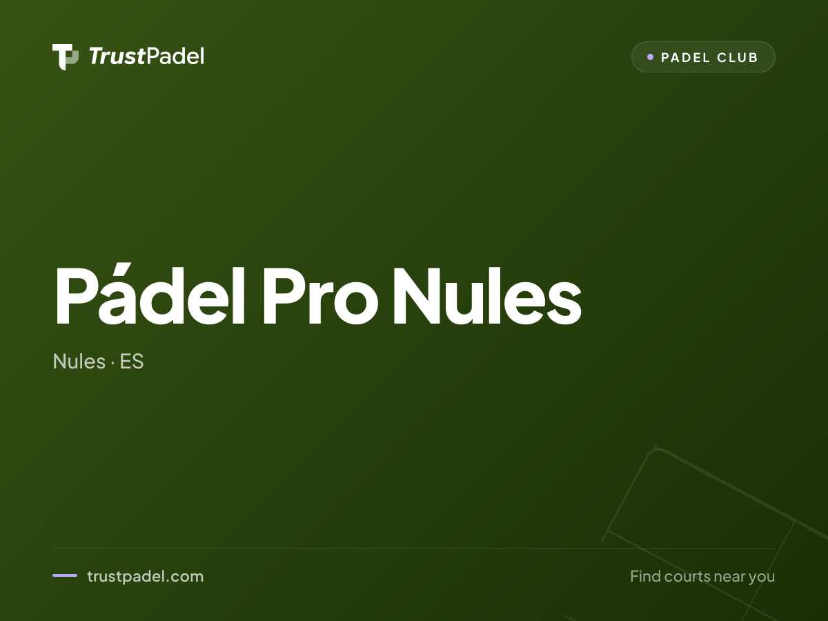 Pádel Pro Nules padel club