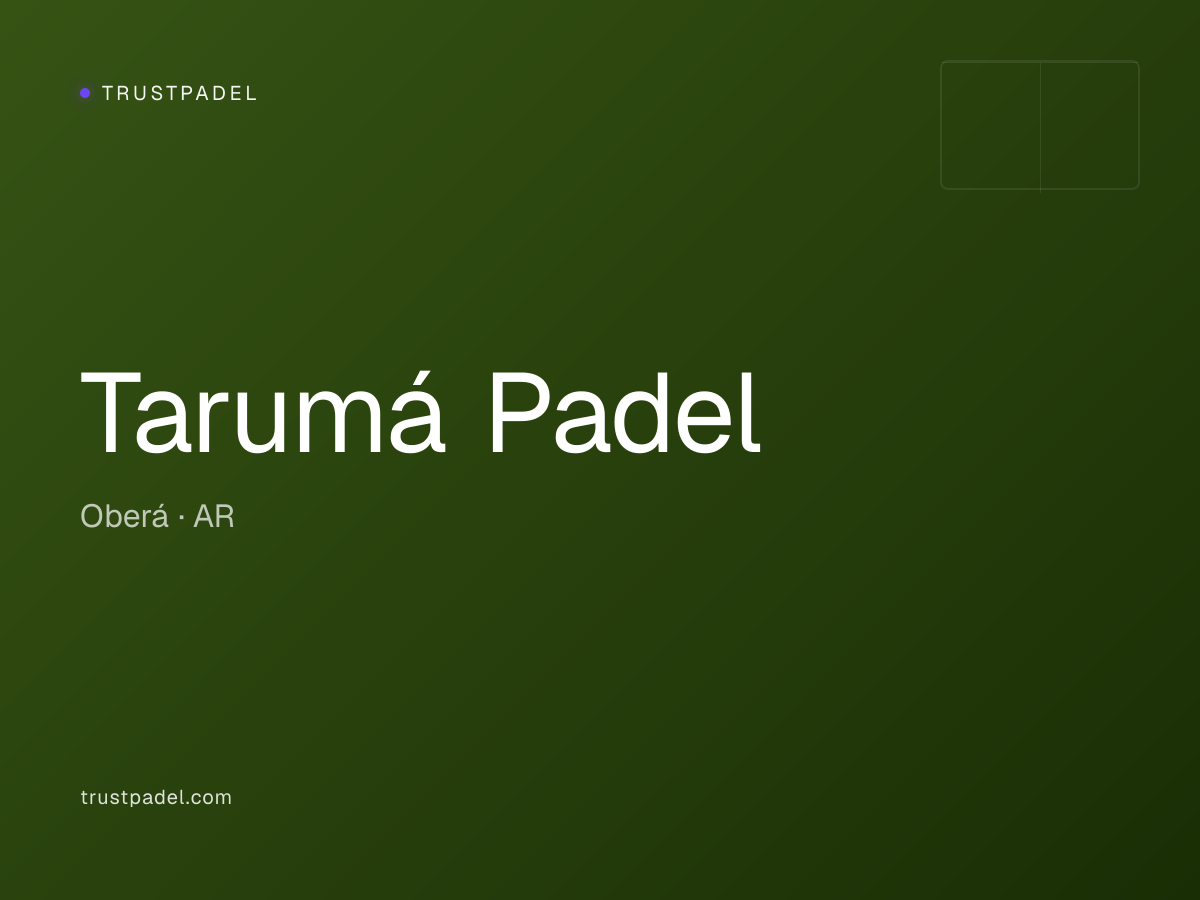 Tarumá Padel padel club