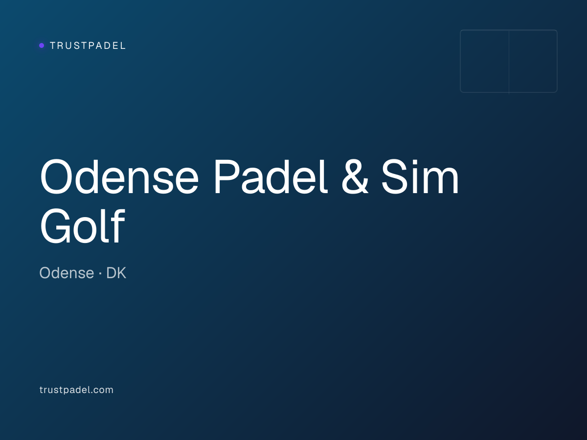 Odense Padel & Sim Golf padel club