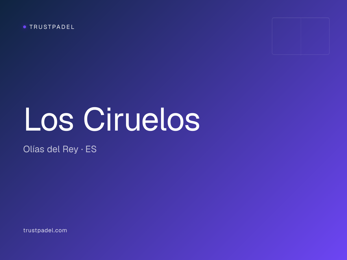 Los Ciruelos padel club