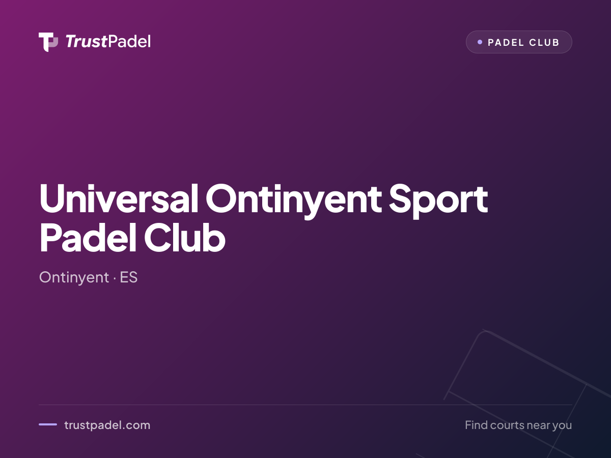 Universal Ontinyent Sport Padel Club padel club