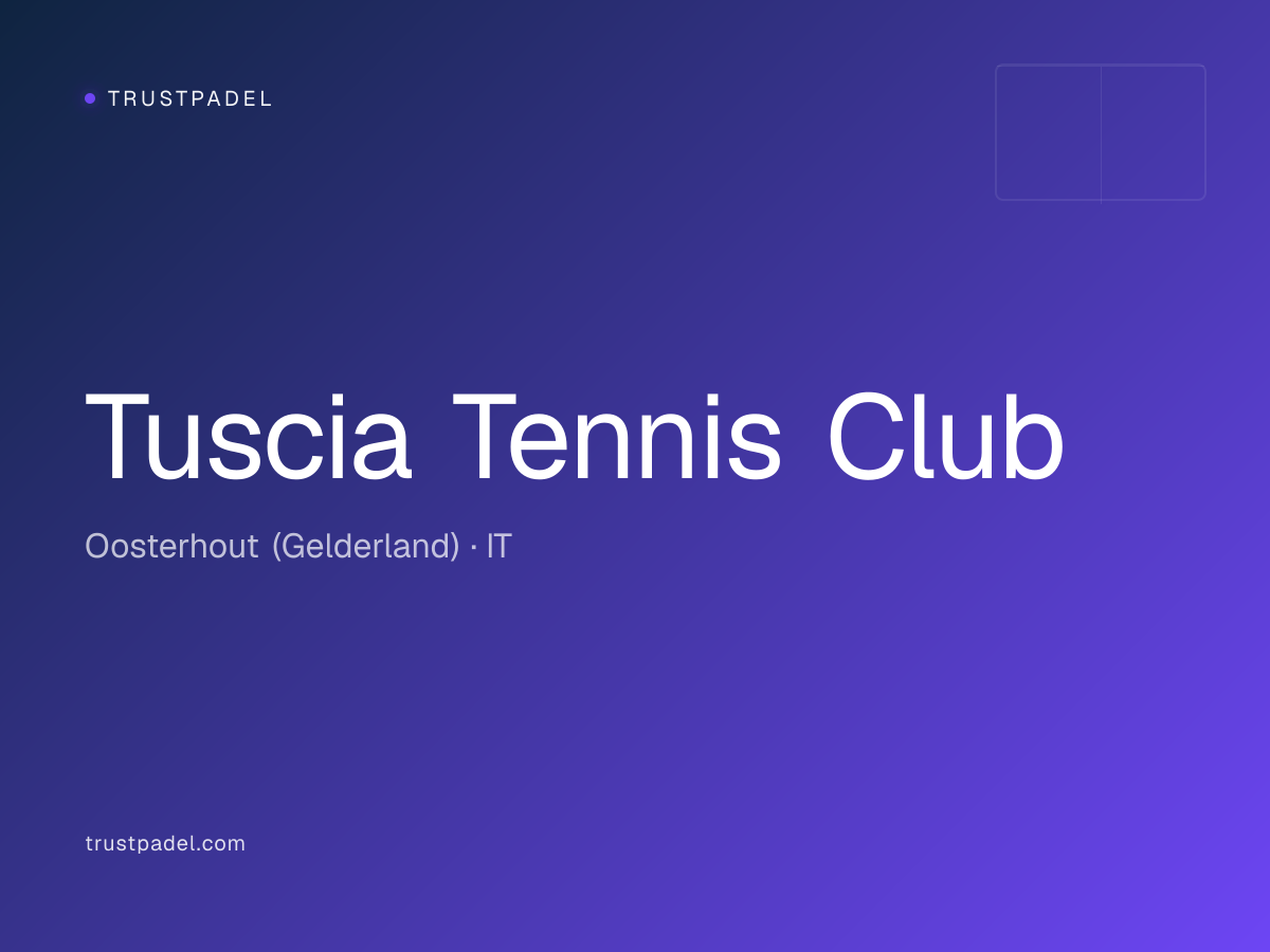 Tuscia Tennis Club padel club