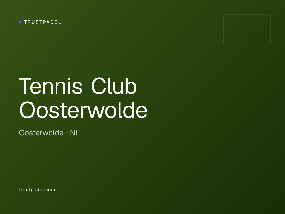 Tennis Club Oosterwolde padel club