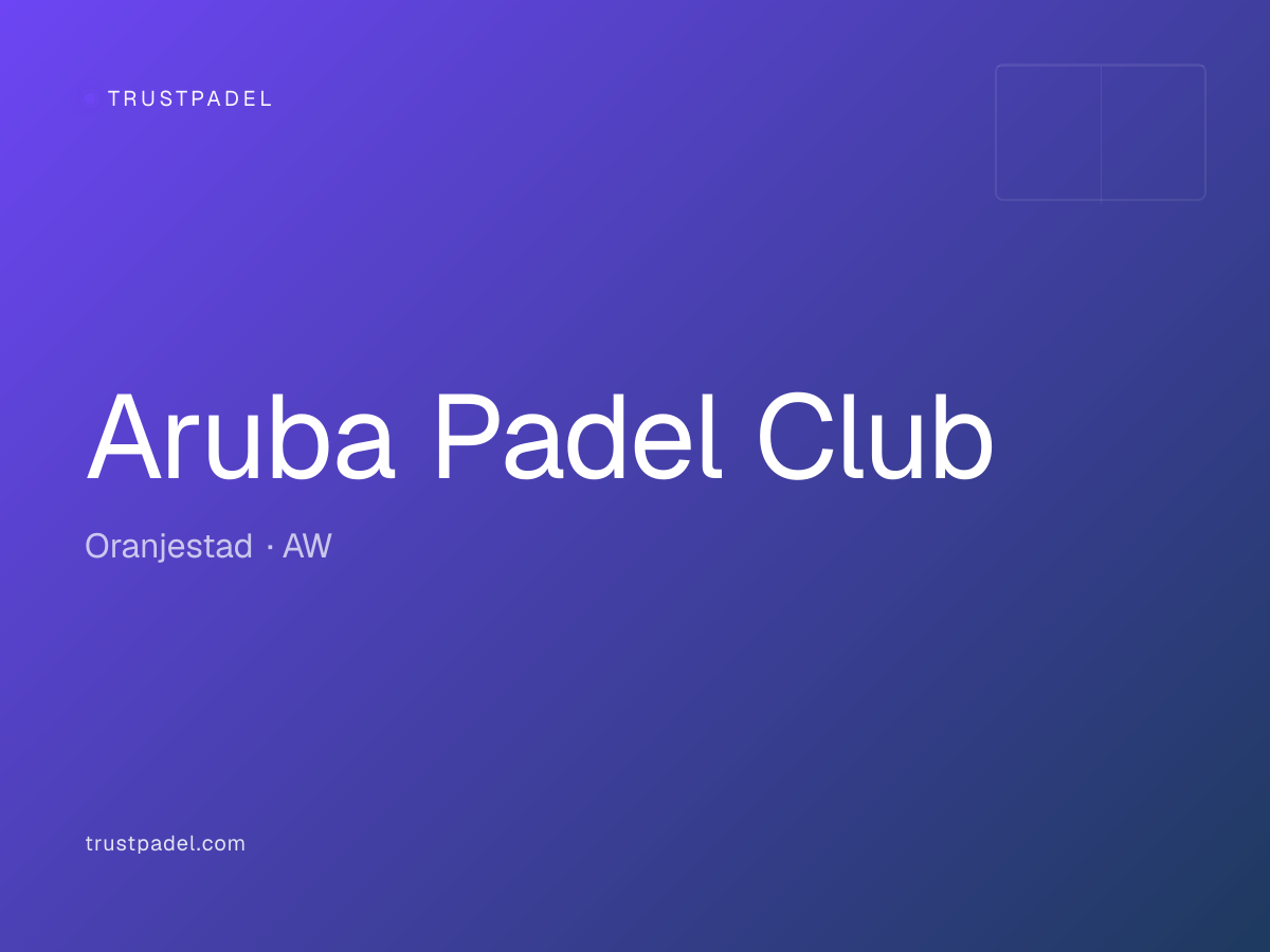 Aruba Padel Club padel club