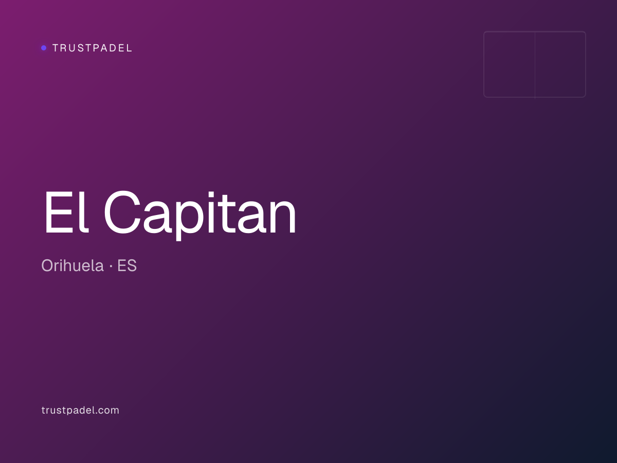 El Capitan padel club