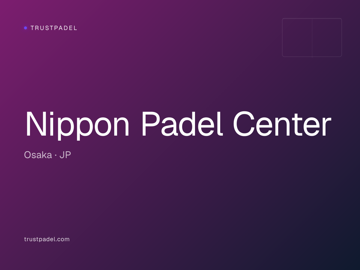 Nippon Padel Center padel club