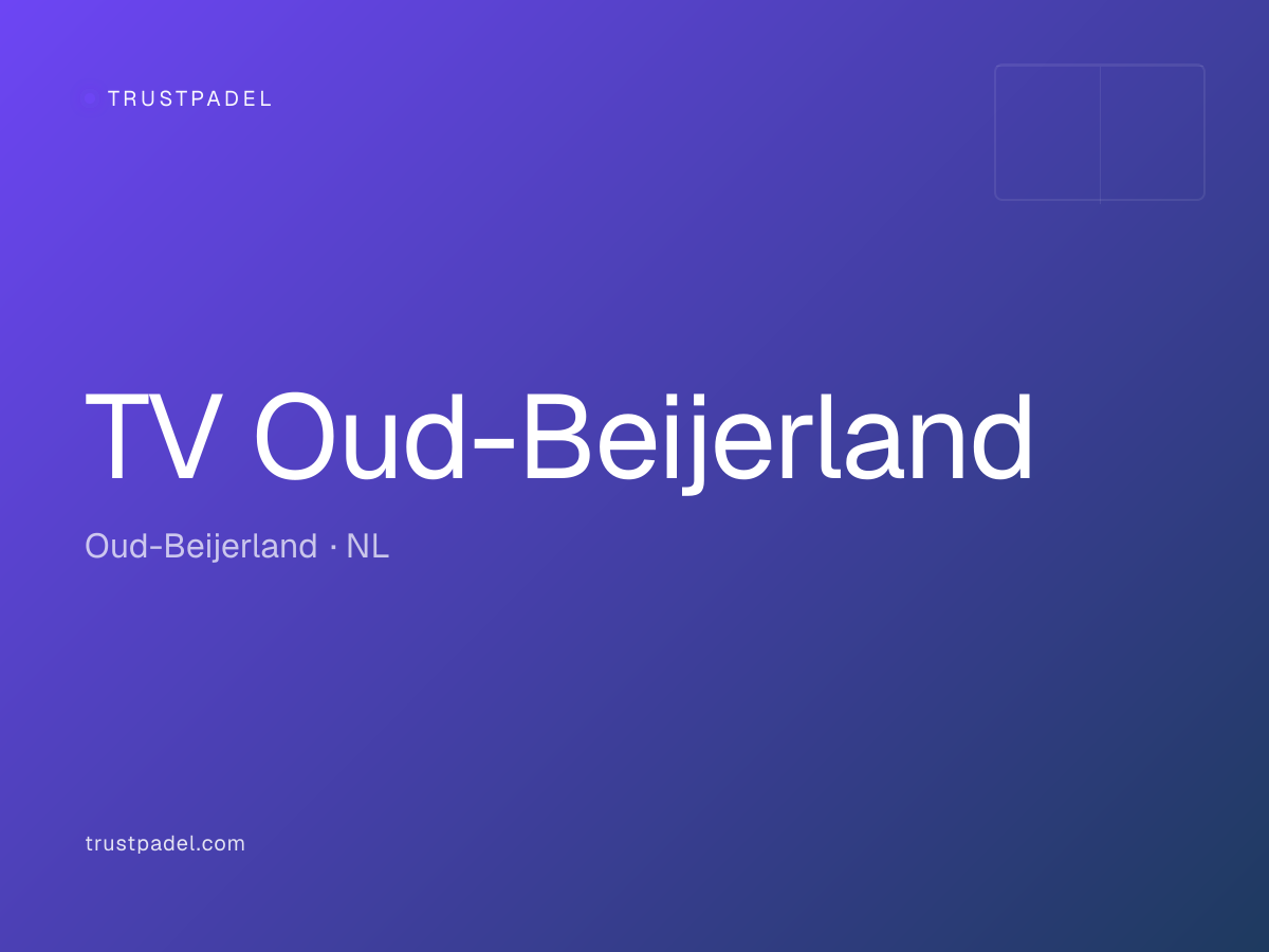 TV Oud-Beijerland padel club
