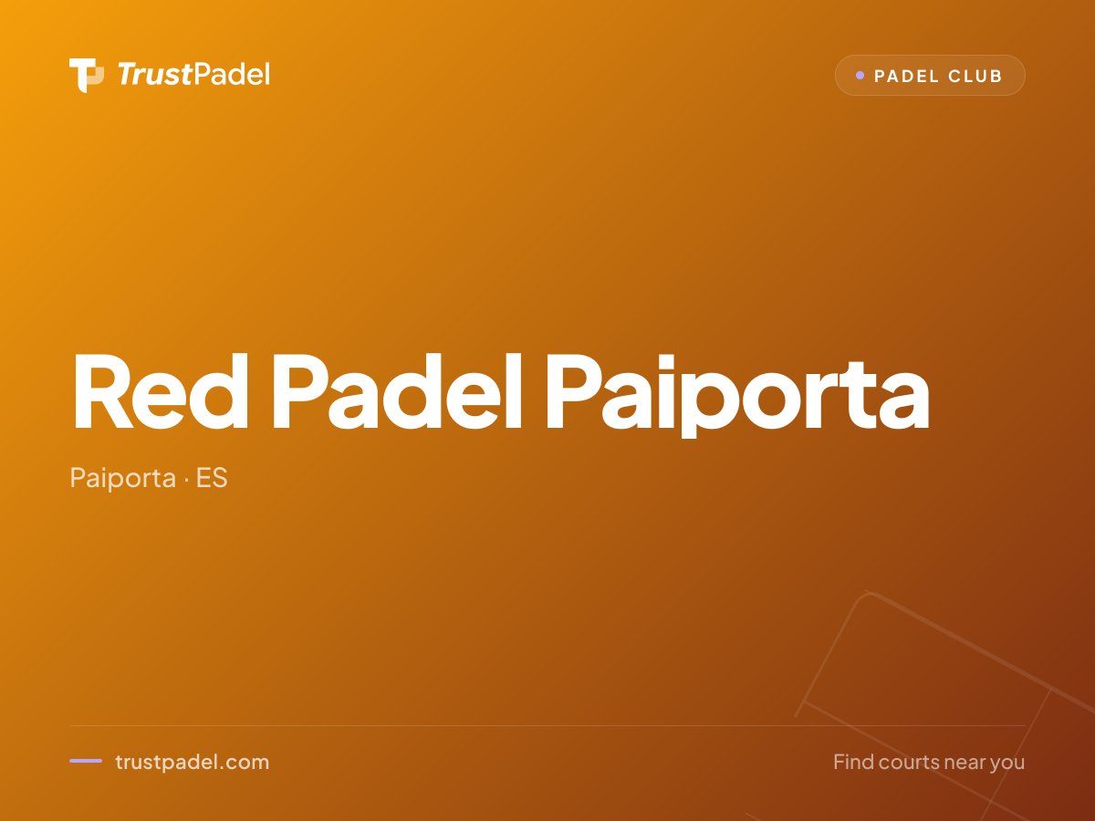Red Padel Paiporta padel club