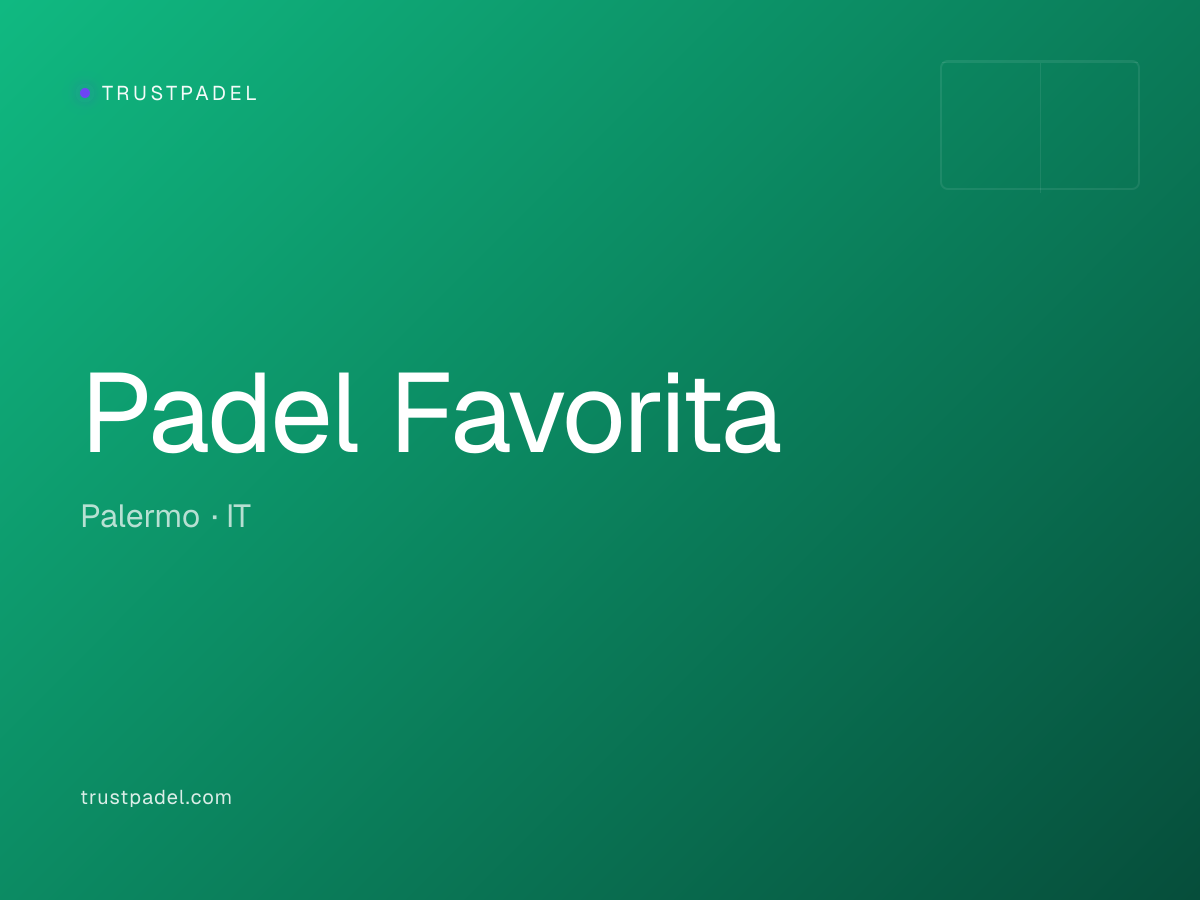 Padel Favorita padel club