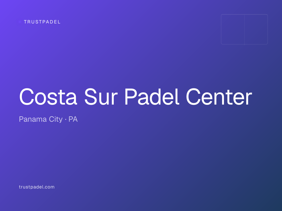 Costa Sur Padel Center padel club