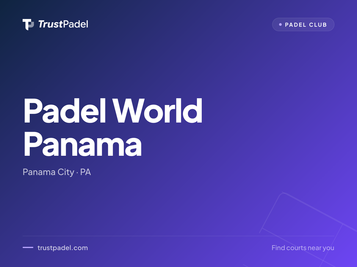 Padel World Panama padel club