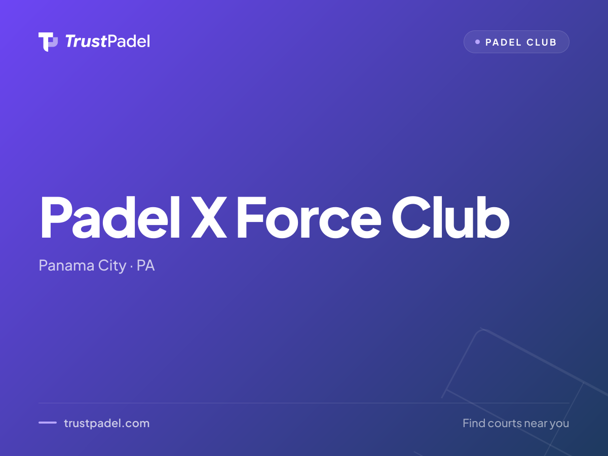Padel X Force Club padel club