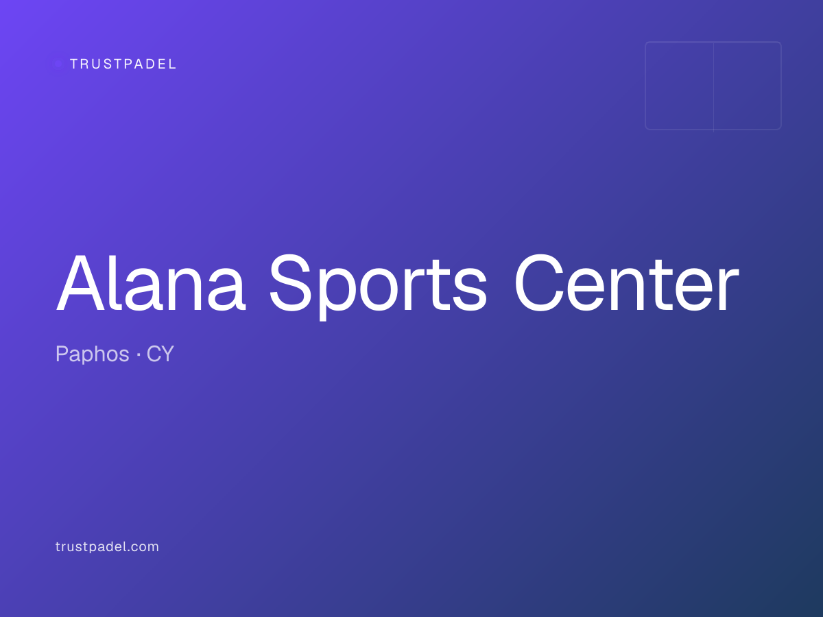 Alana Sports Center padel club