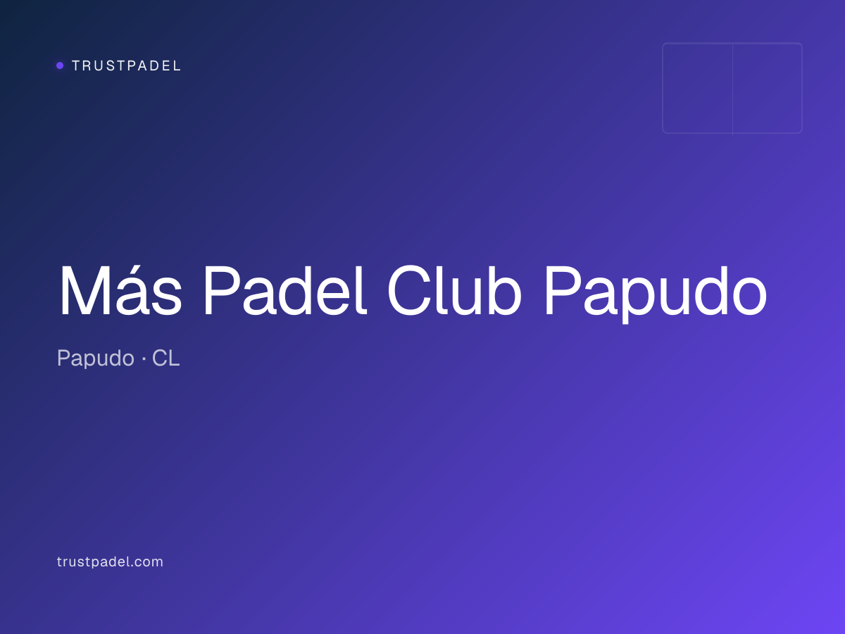 Más Padel Club Papudo padel club