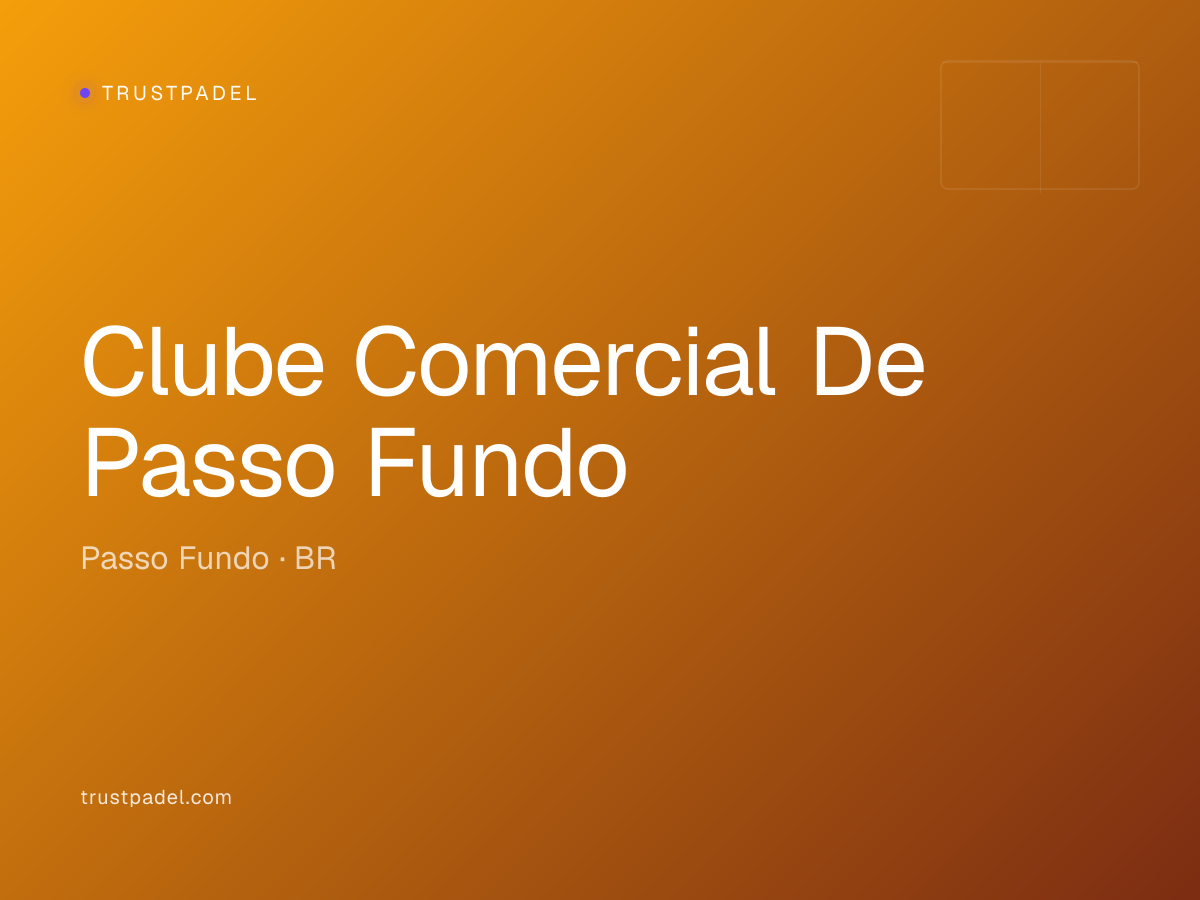 Clube Comercial De Passo Fundo padel club