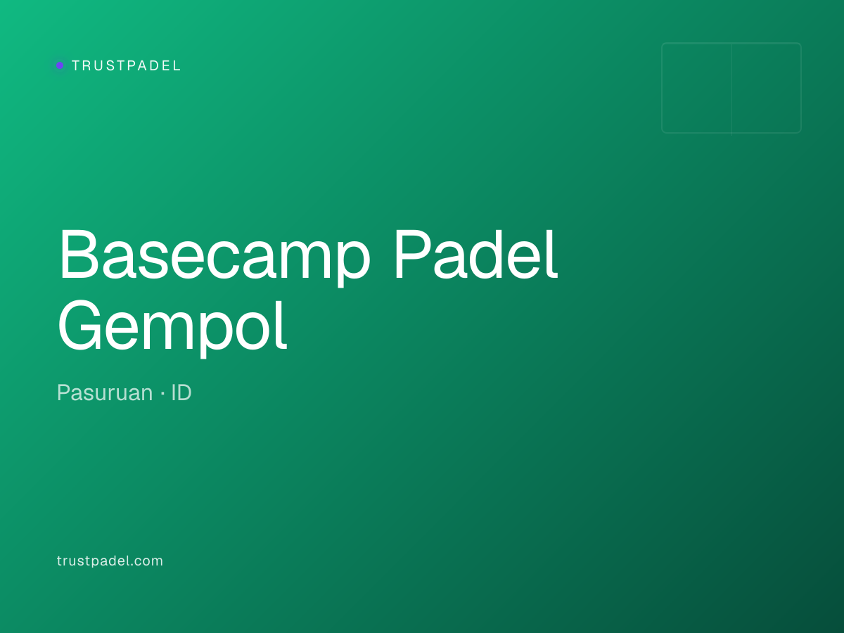 Basecamp Padel Gempol padel club