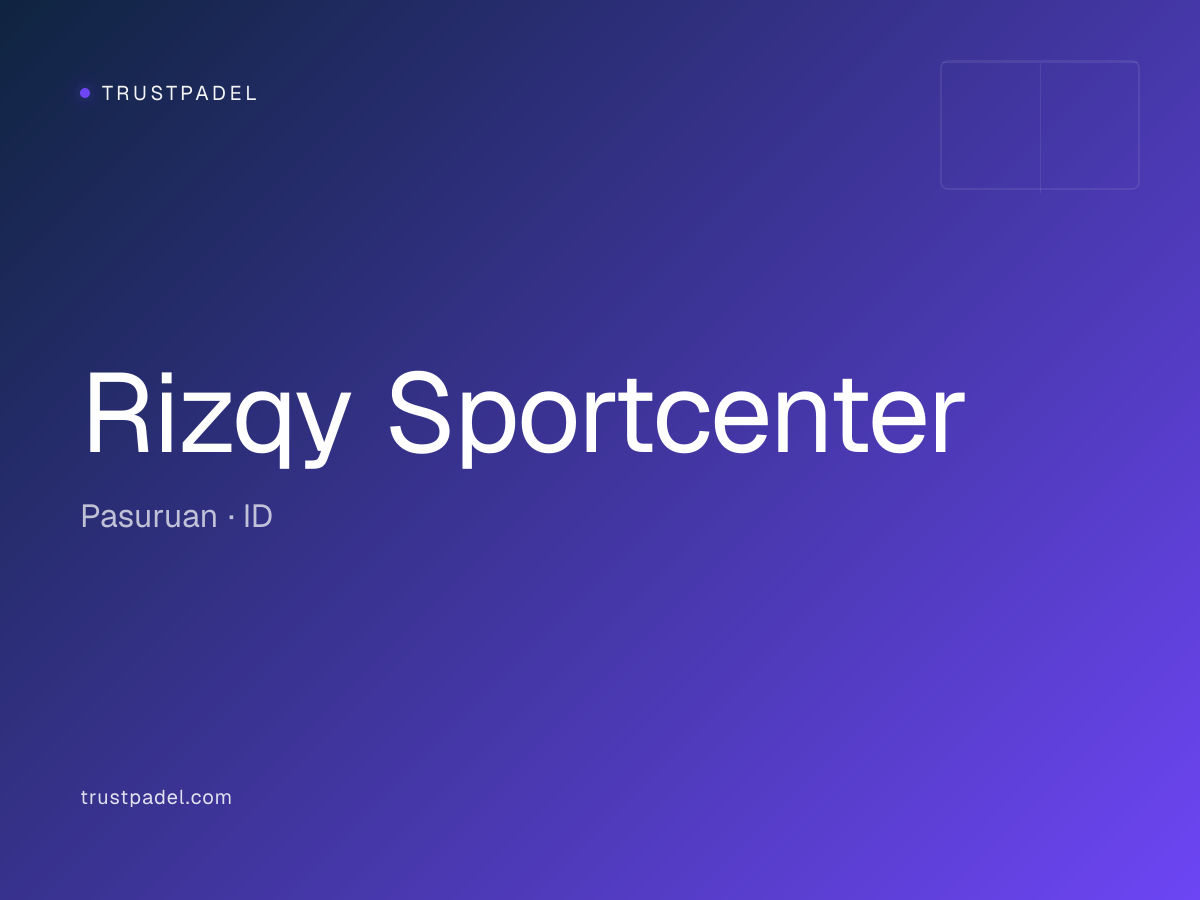 Rizqy Sportcenter padel club
