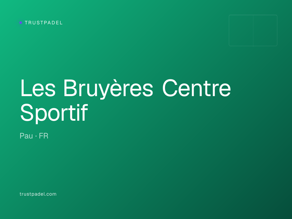 Les Bruyères Centre Sportif padel club