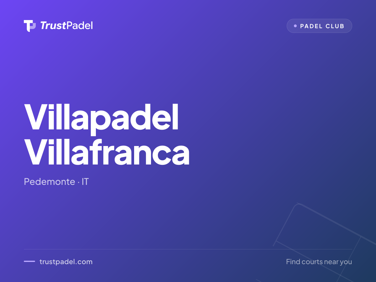 Villapadel Villafranca padel club