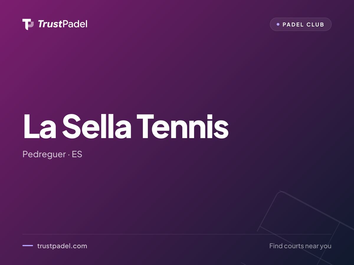 La Sella Tennis padel club