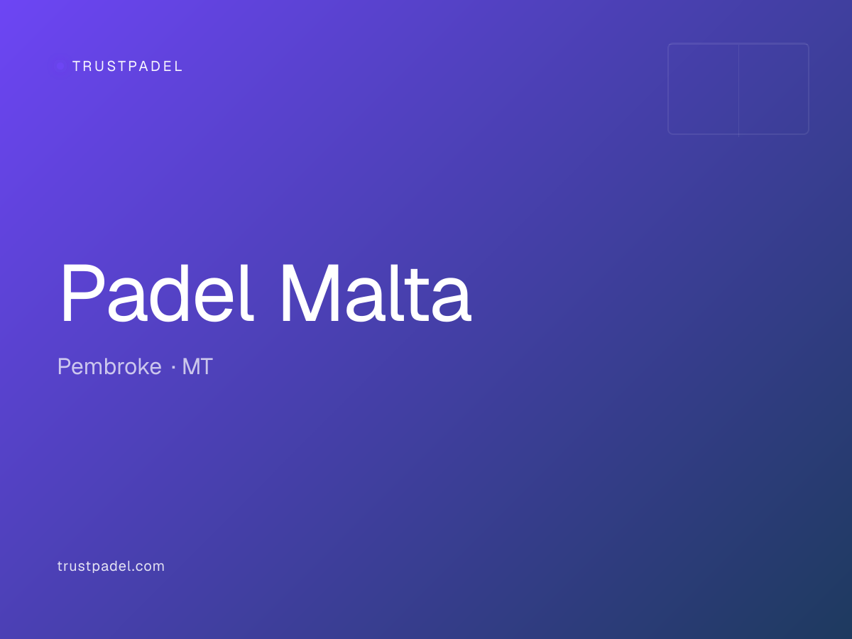 Padel Malta padel club